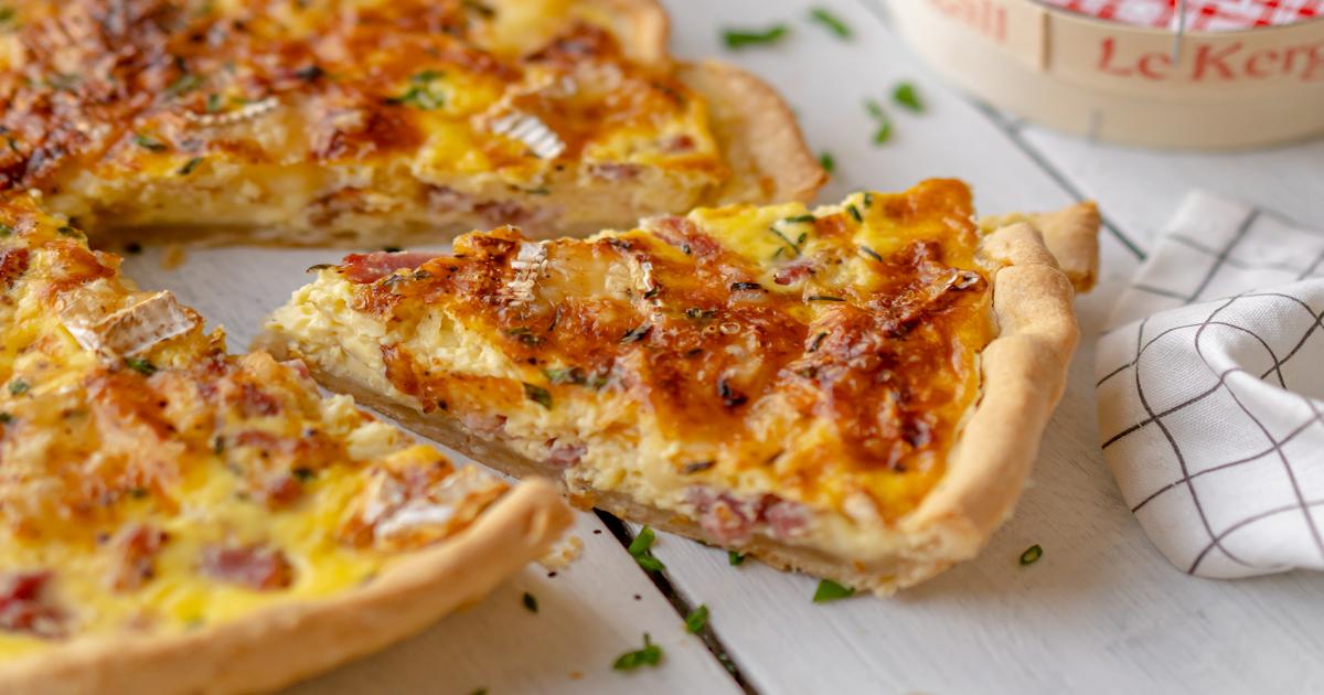 Quiche au camembert Kergall Laïta Professionnel